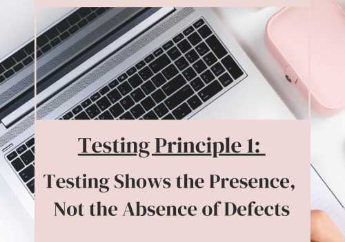 Quality Software Testing ISTQB trainer testing principle 1